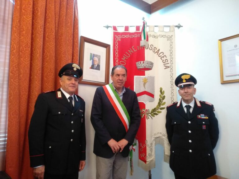 FOSSACESIA, IN PENSIONE DOPO 40 ANNI IL CARABINIERE LUIGI SPAGNA. PER LUI FESTA IN COMUNE