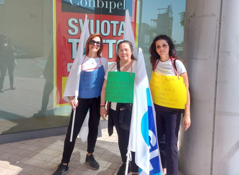 Sciopero alla Conbipel di Rocca San Giovanni