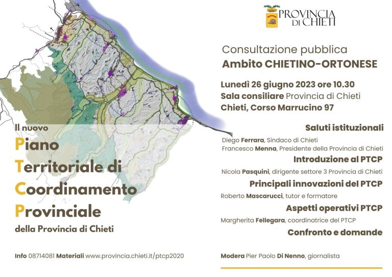 La provincia incontra i sindaci del territorio a Chieti, Lanciano e Vasto