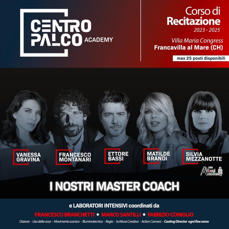 Cinema e teatro, nasce in Abruzzo una nuova accademia per la formazione di aspiranti attori