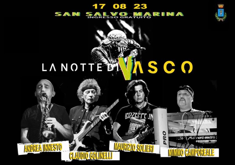 Questa sera a San Salvo è “La notte di Vasco” la notte di vasco