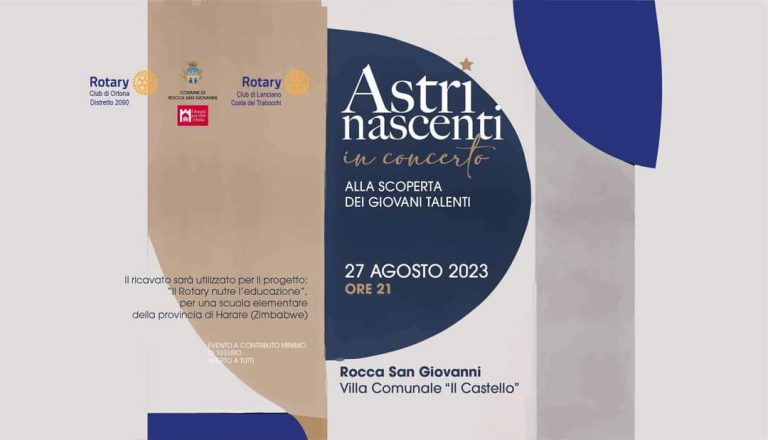 astri nascenti in concerto rotary club costa dei trabocchi lanciano