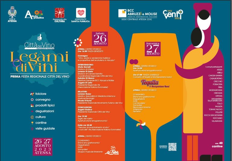 LA PRIMA FESTA REGIONALE DEL VINO