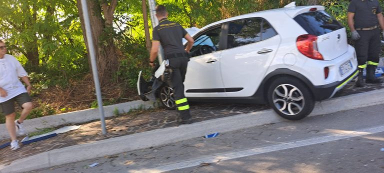 Lanciano, incidente questo pomeriggio, in via per Treglio