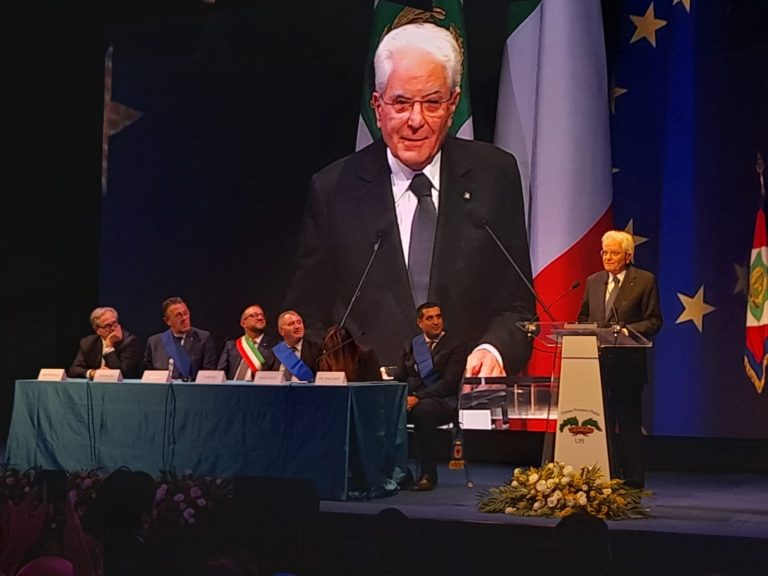 mattarella a l'aquila