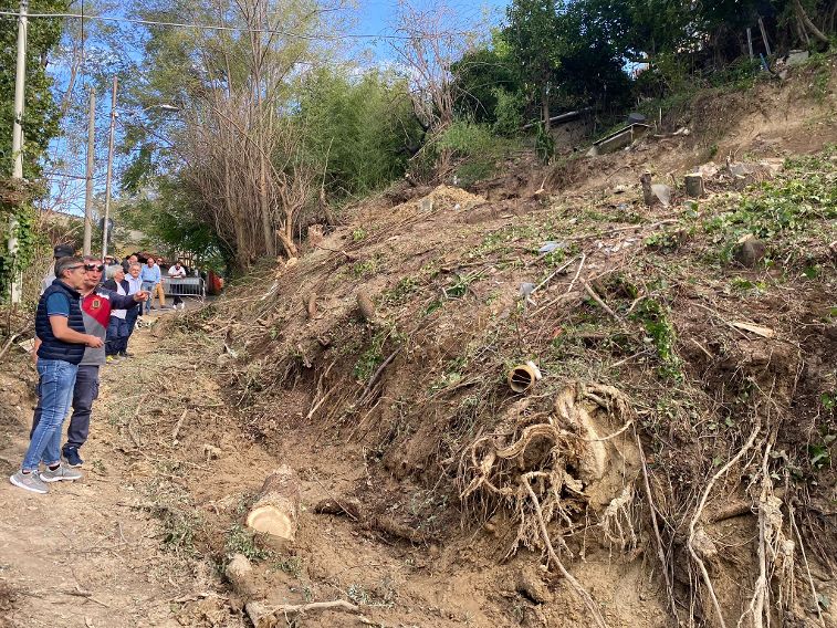 Frana di via Arenazze: riunione del tavolo comunale per fare il punto della situazione che resta delicata