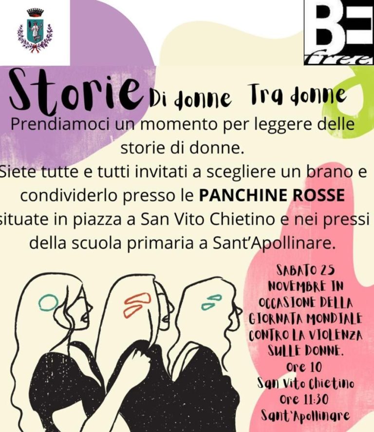 “Storie di donne tra donne”: l’evento per trattare il tema della violenza il 25 novembre
