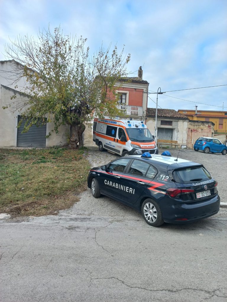 malore per anziano a ortona