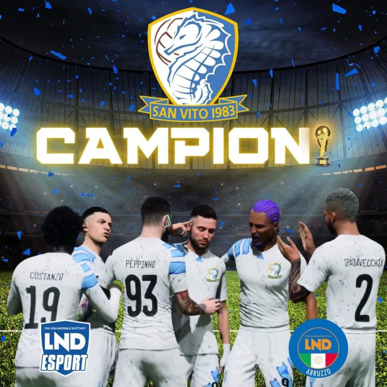 E-sport, il San Vito 83 trionfa in eEccellenza e approda in Serie D nazionale