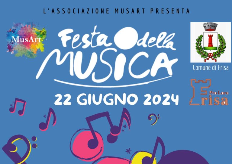 Due giorni di eventi a Frisa per la Festa europea della Musica