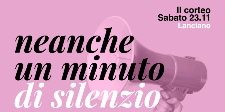 “Neanche un minuto di silenzio” Lanciano si schiera contro la violenza di genere
