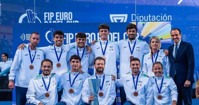 Il lancianese Di Giovanni conquista il bronzo con la Nazionale di padel agli Europei di Cadice