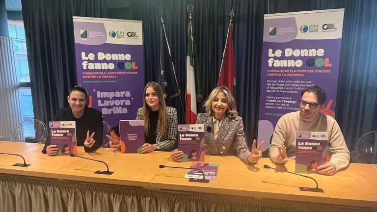 La Regione presenta “Le Donne fanno GOL” il tour dedicato a formazione e autonomia femminile