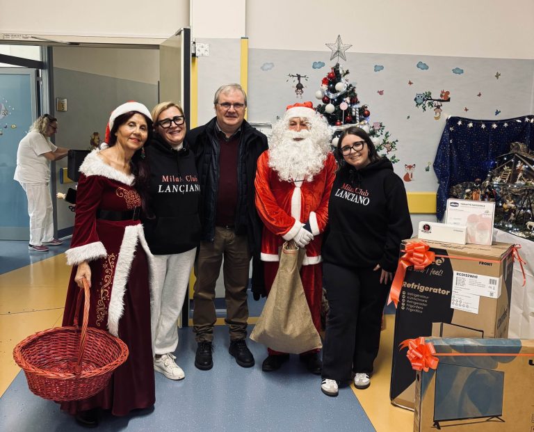Solidarietà a Lanciano: il Milan Club dona attrezzature al reparto di Pediatria dell’Ospedale Renzetti
